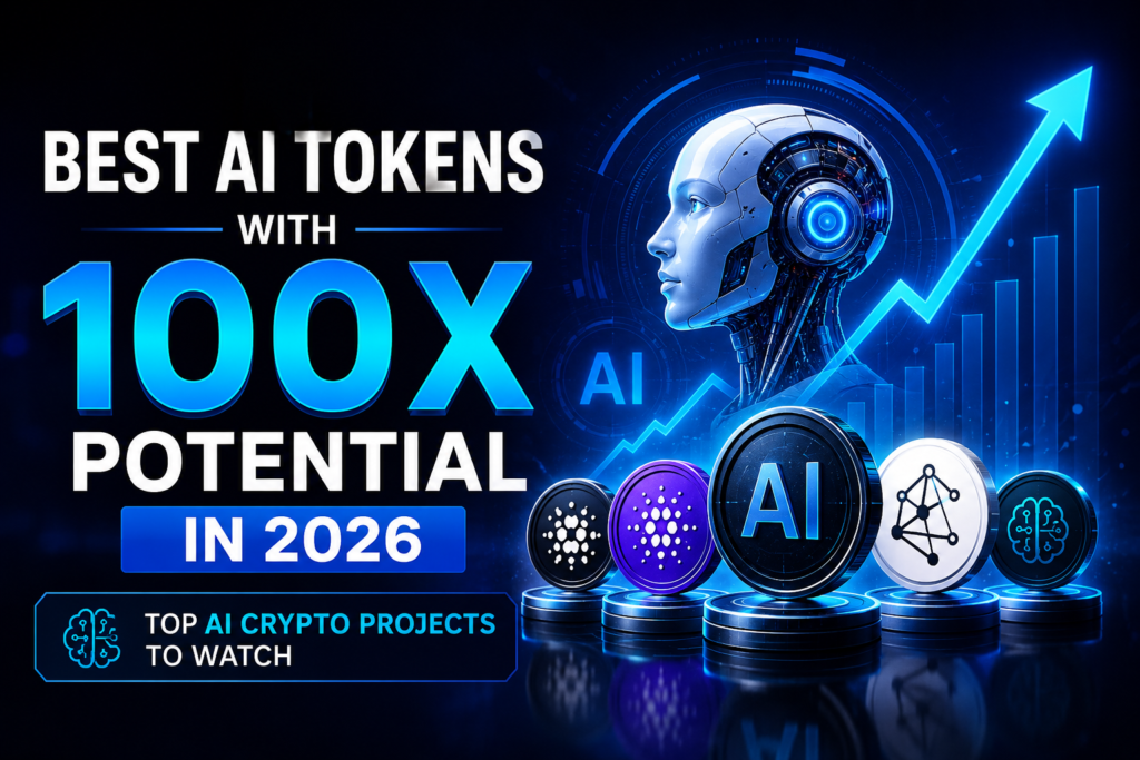 Best AI Tokens With 100x Potential in 2026 – Top AI Crypto Projects to Watch