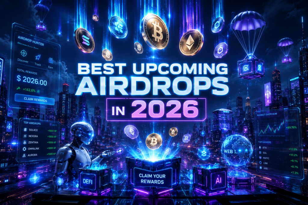 Best Upcoming Airdrops in 2026 – Top Free Crypto Rewards to Watch
