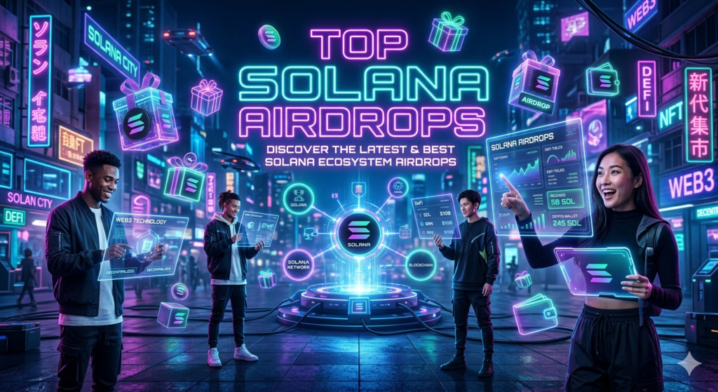 Top Solana Airdrops to Join in 2026 – Best Free Crypto Opportunities