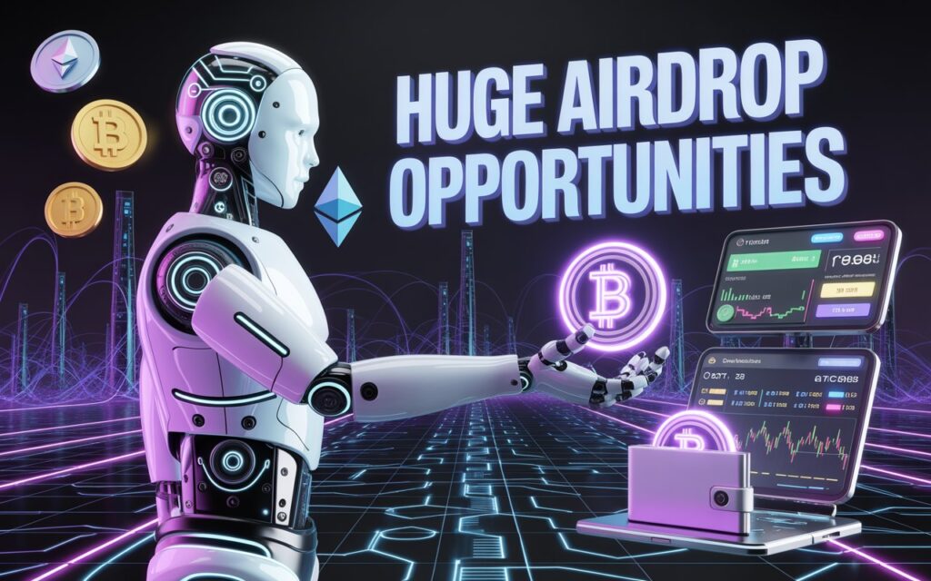 New Crypto Airdrops With Huge Potential in 2026 – Best Upcoming Free Token Opportunities